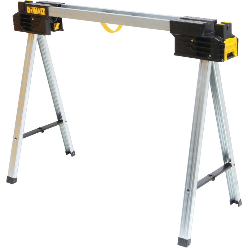 DEWALT 32 In. L Metal Folding Sawhorse, 2000 Lb. Capacity