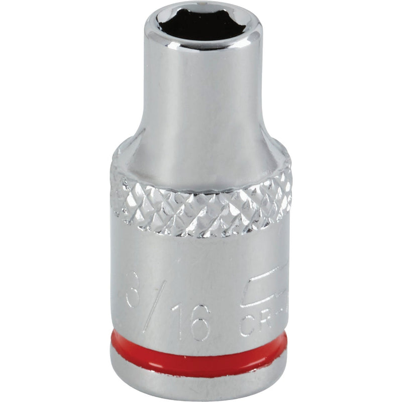 Channellock 1/4 In. Drive 3/16 In. 6-Point Shallow Standard Socket