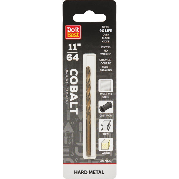 Do it Best 11/64 In. Cobalt Drill Bit