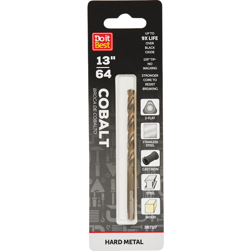 Do it Best 13/64 In. Cobalt Drill Bit