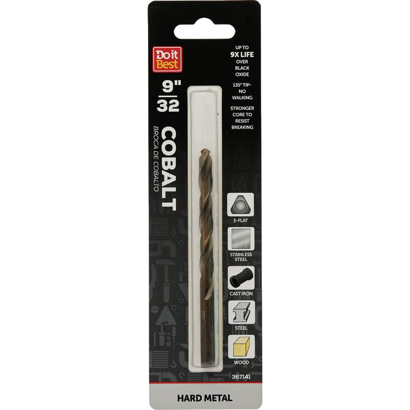 Do it Best 9/32 In. Cobalt Drill Bit