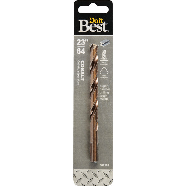 Do it Best 23/64 In. Cobalt Drill Bit