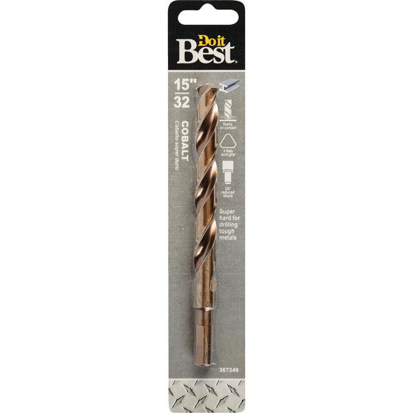 Do it Best 15/32 In. Cobalt Drill Bit