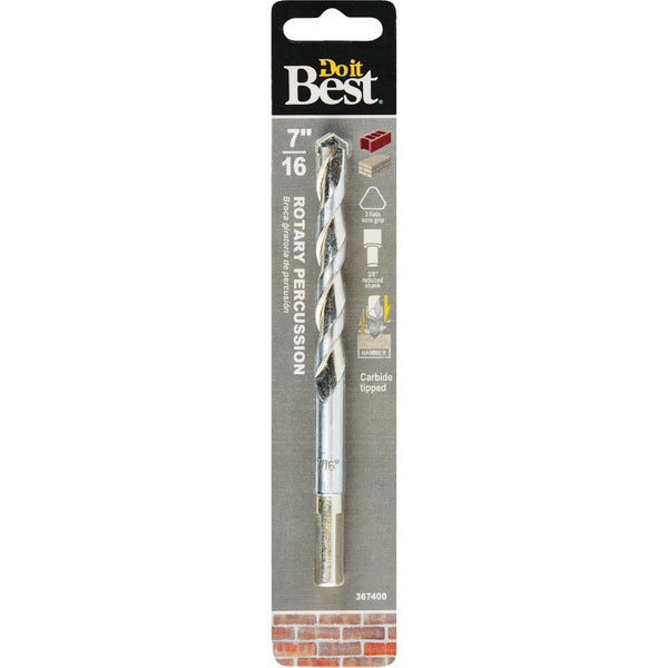 Do it Best 7/16 In. x 6 In. Rotary Percussion Masonry Drill Bit