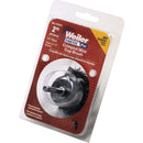 Weiler Vortec 2 In. Professional Shank-Mounted Drill-Mounted Wire Brush