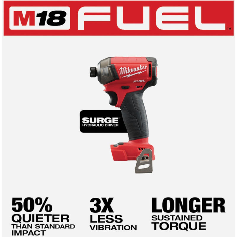 Milwaukee M18 FUEL SURGE Brushless 1/4 In. Hex Hydraulic Cordless Impact Driver (Tool Only)