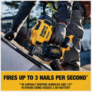 DEWALT 20V MAX Brushless 15 Degree 1-3/4 In. Cordless Coil Roofing Nailer Kit with 2.0 Ah Battery & Charger