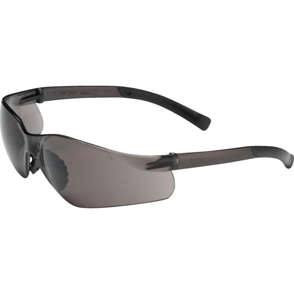 Safety Works Tinted Contoured Black Frame Safety Glasses with Anti-Fog Tinted Lenses