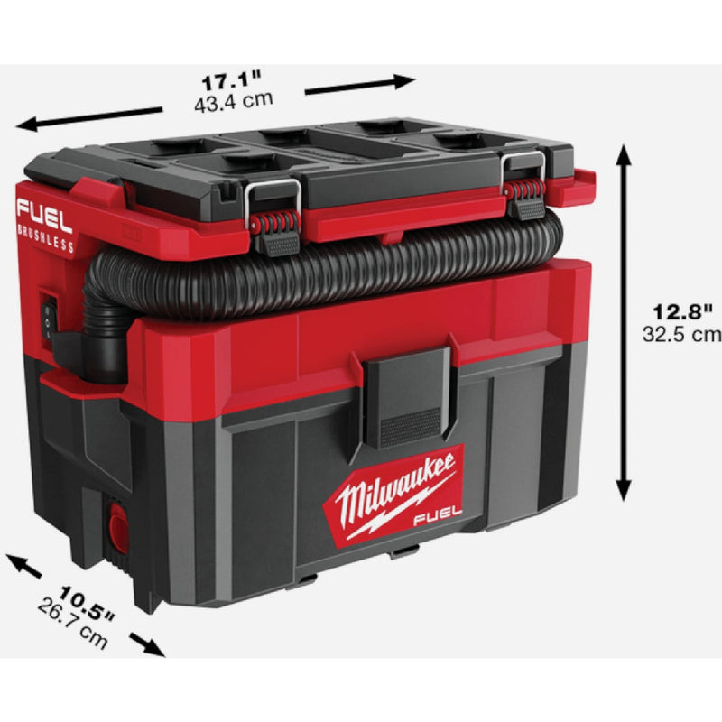 Milwaukee M18 FUEL PACKOUT Brushless 2.5 Gal. Cordless Wet/Dry Vacuum (Tool Only)