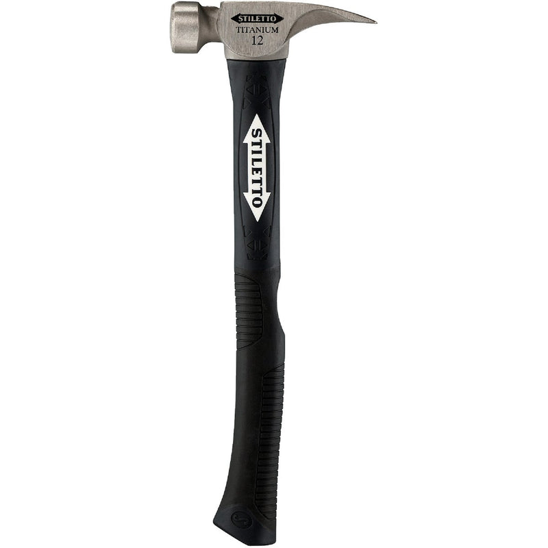 Stiletto 12 Oz. Smooth-Face Framing Hammer with Fiberglass Handle