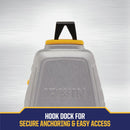 Irwin STRAIT-LINE 100 Ft. Classic Chalk Line Reel and Chalk, Red