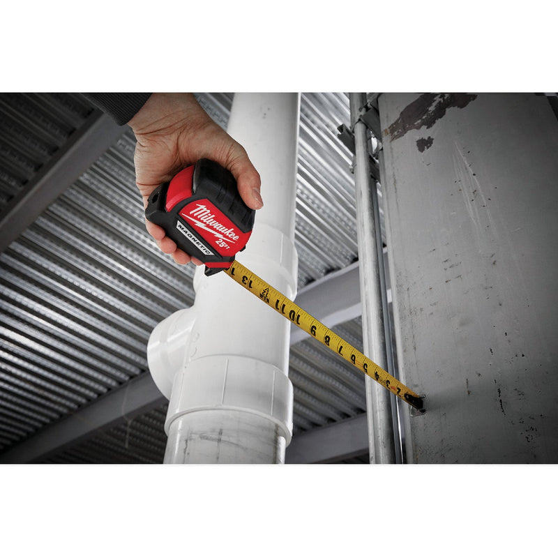 Milwaukee 35 Ft. Compact Wide Blade Magnetic Tape Measure