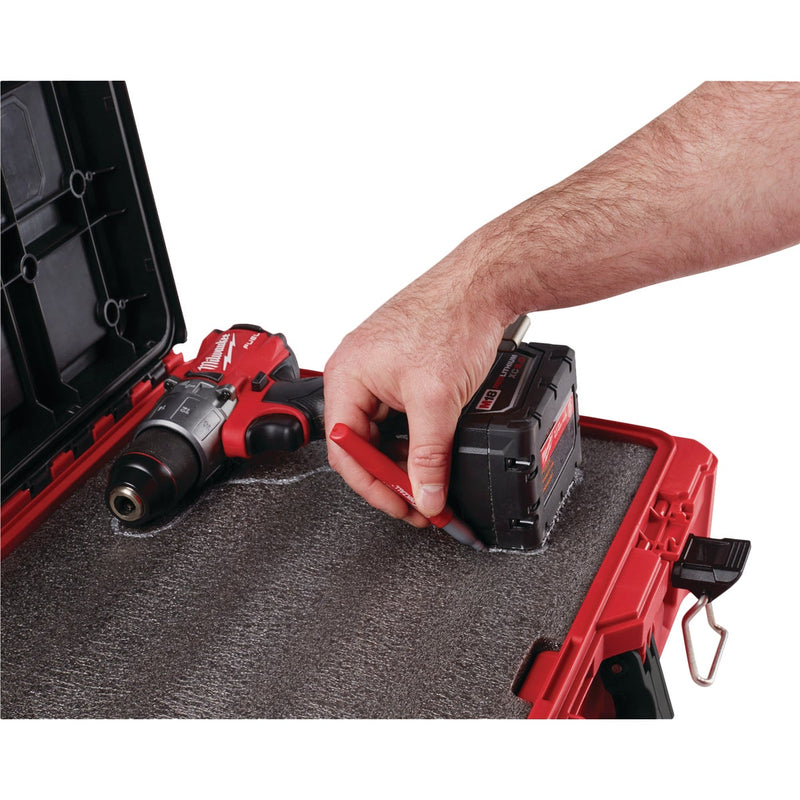 Milwaukee PACKOUT Tool Case with Foam Insert, ONE-KEY Compatible