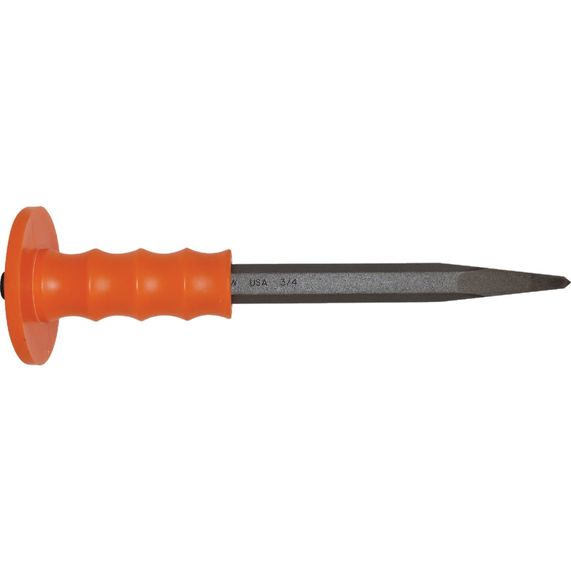 Mayhew Tools 3/4 In. x 12 In. Handguarded Bull Point Chisel