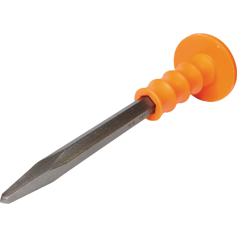 Mayhew Tools 3/4 In. x 12 In. Handguarded Bull Point Chisel