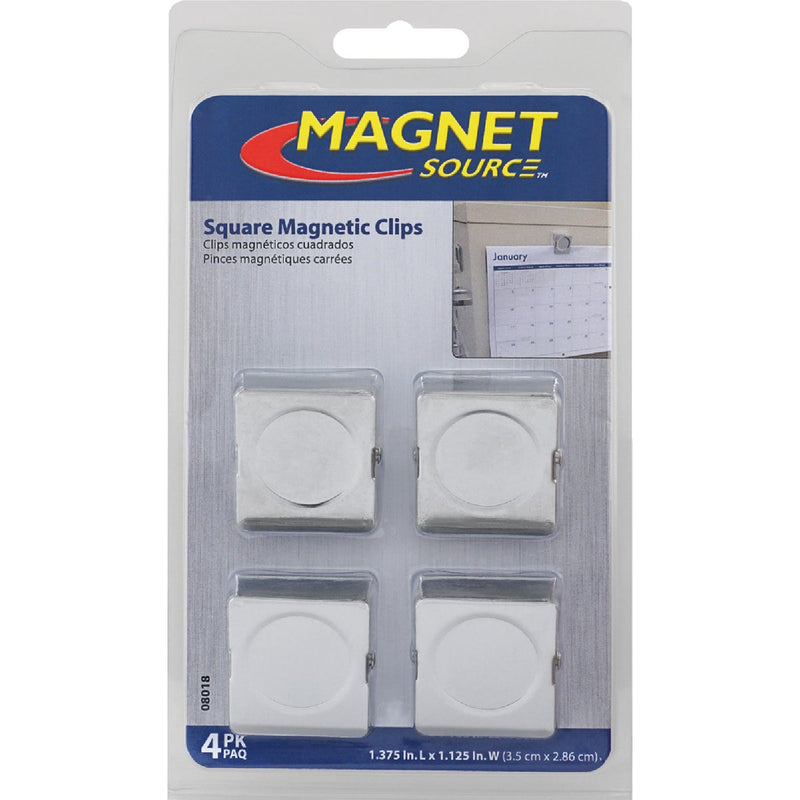 MagnetSource 5 Lb. Capacity Magnetic Metal Clip (4-Pack)
