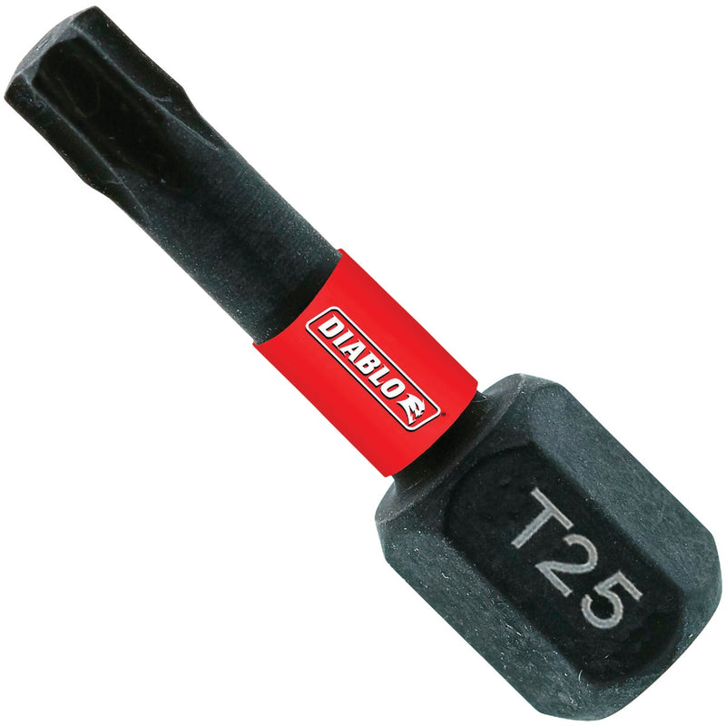 Diablo T25 TORX 2 In. Power Impact Screwdriver Bit