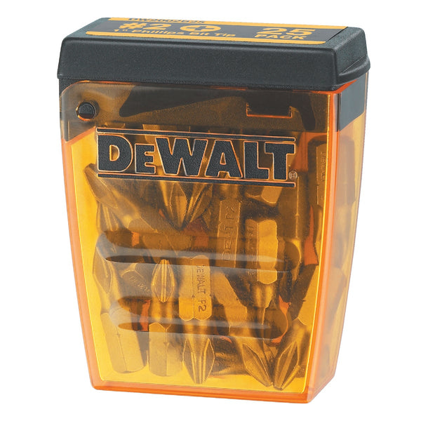 DEWALT #2 Phillips 1 In. Insert Screwdriver Bit (25-Pack)