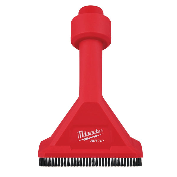 Milwaukee AIR-TIP 1-1/4 In. - 2-1/2 In. Red Plastic Rocking Vacuum Nozzle with Brush