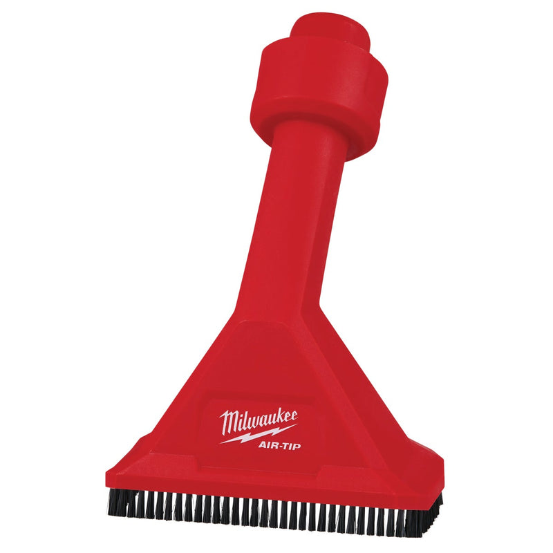 Milwaukee AIR-TIP 1-1/4 In. - 2-1/2 In. Red Plastic Rocking Vacuum Nozzle with Brush