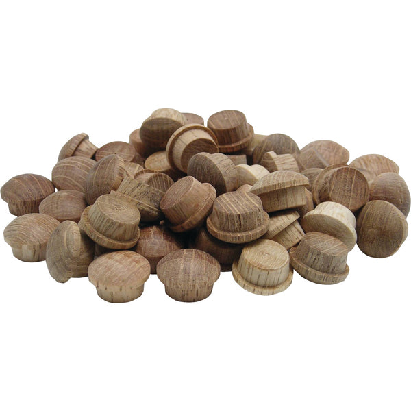 General Tools 1/2 In. Oak Round Head Button Plug (50-Count)