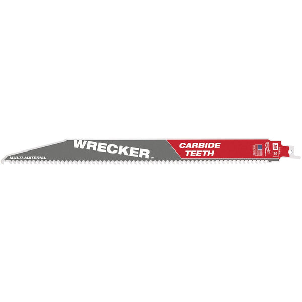 Milwaukee SAWZALL The WRECKER 12 In. 6 TPI Multi-Material Reciprocating Saw Blade