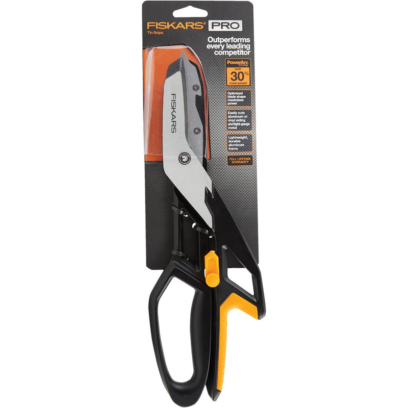 Fiskars PowerArc Easy Action 13 In. Aluminum Tin Snips