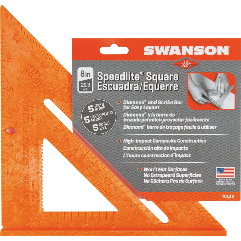 Swanson Speedlite 8 In. Plastic Rafter Square