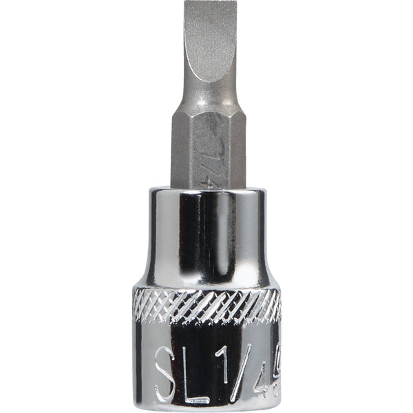 Channellock Standard 3/8 In. Drive 1/4 In. Slotted Screwdriver Bit Socket