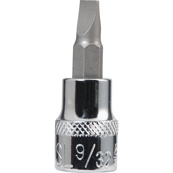 Channellock Standard 3/8 In. Drive 9/32 In. Slotted Screwdriver Bit Socket