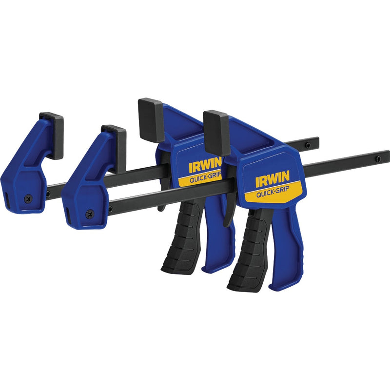 Irwin Quick-Grip 6 In. Mini Light Duty One-Handed Bar Clamp (2-Pack)