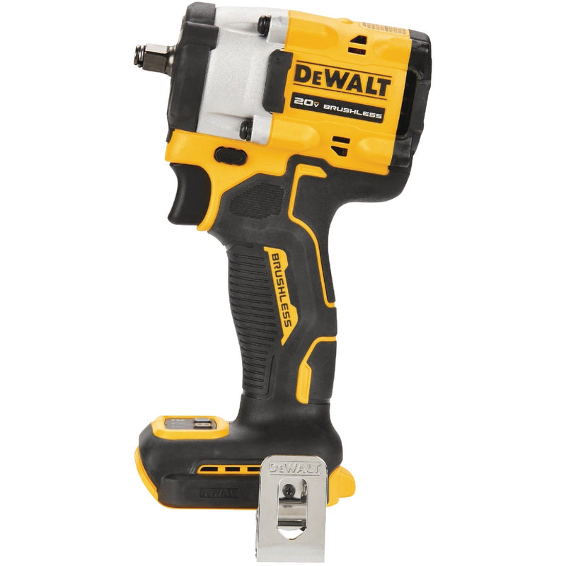 DEWALT ATOMIC 20V MAX Brushless 3/8 In. Cordless Impact Wrench with Hog Ring Anvil (Tool Only)