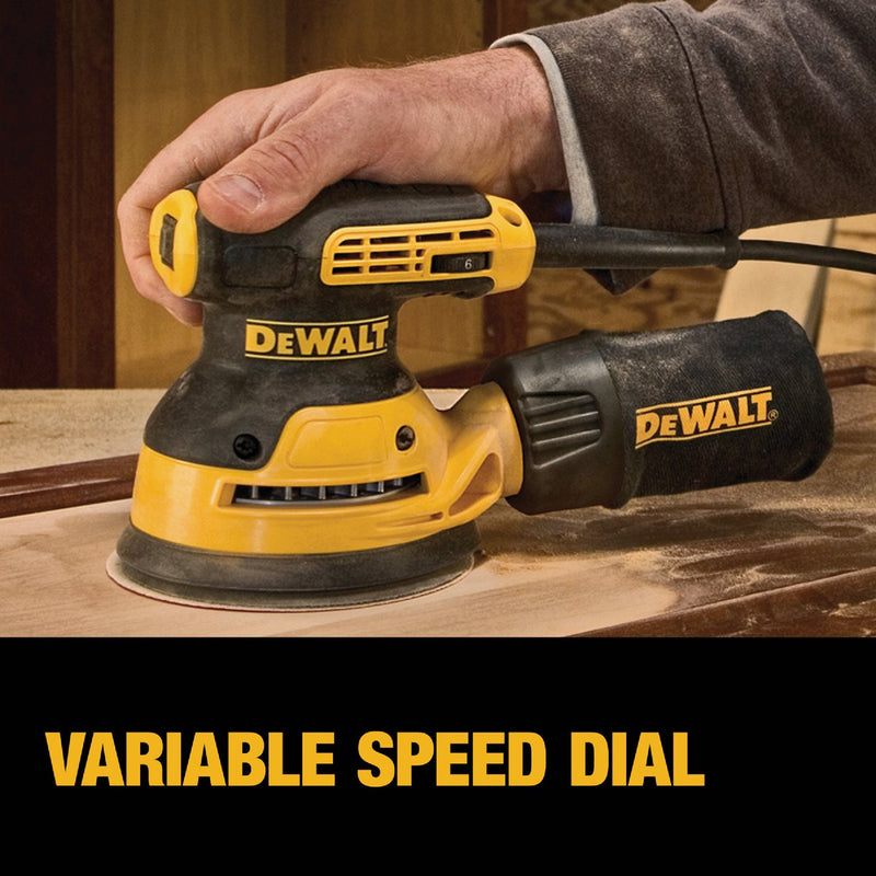 DEWALT 5 In. 3.0A Variable Speed Random Orbit Sander