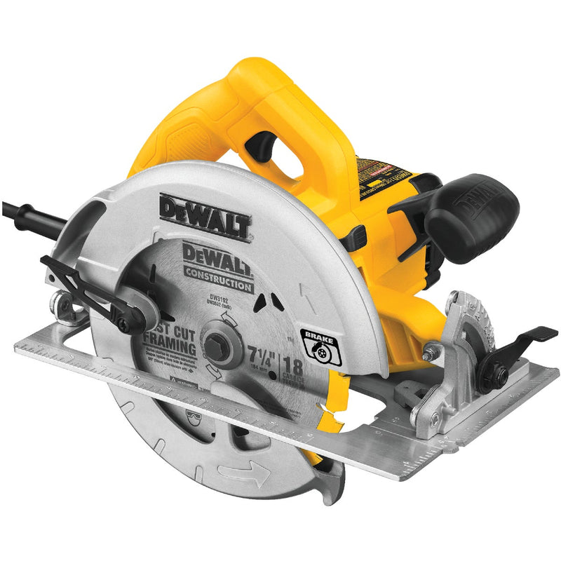 DEWALT 7-1/4 In. 15-Amp Lightweight Circular Saw