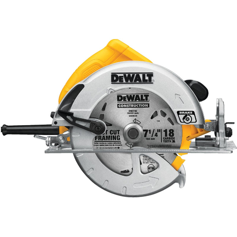 DEWALT 7-1/4 In. 15-Amp Lightweight Circular Saw