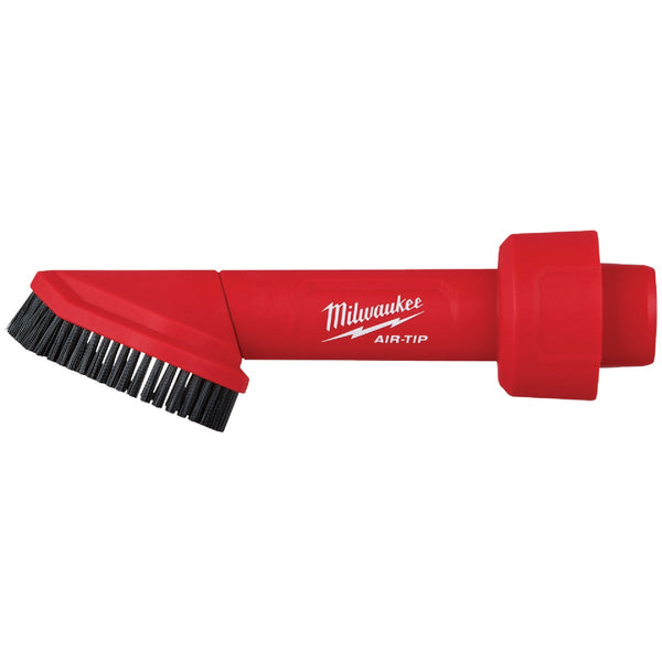 Milwaukee AIR-TIP 1-1/4 In. - 2-1/2 In. Red Plastic Rotating Corner Vacuum Brush