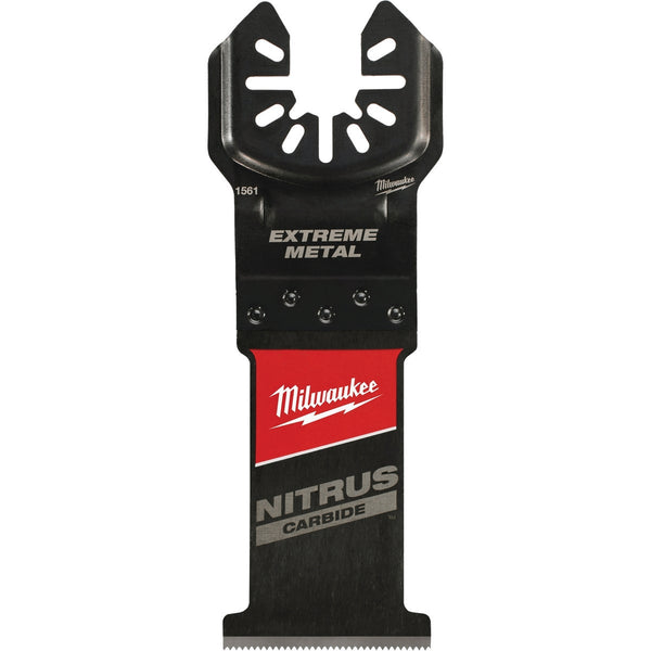 Milwaukee NITRUS CARBIDE 1-3/8 In. Extreme Metal Universal Fit OPEN-LOK Oscillating Blade (3-Pack)