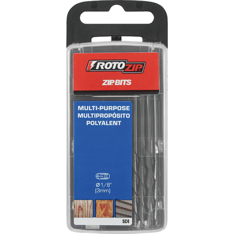 Rotozip Sabrecut 1/8 In. Multi-Purpose Bit (4-Pack)