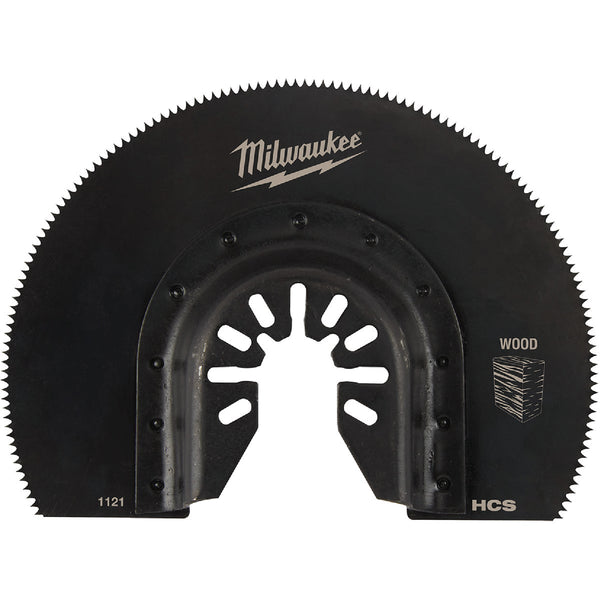 Milwaukee OPEN-LOK 3-1/2 In. HCS Wood Segmented Oscillating Blade