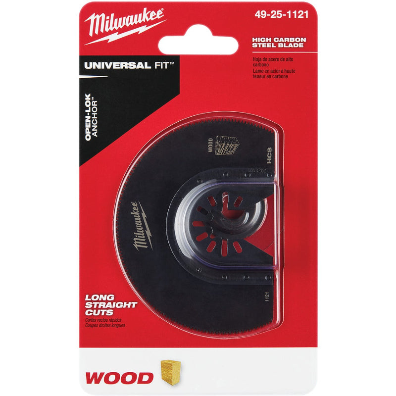 Milwaukee OPEN-LOK 3-1/2 In. HCS Wood Segmented Oscillating Blade