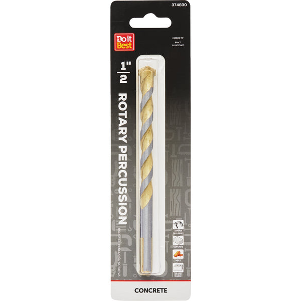 Do it Best 1/2 In. x 6 In. Rotary Percussion Masonry Drill Bit