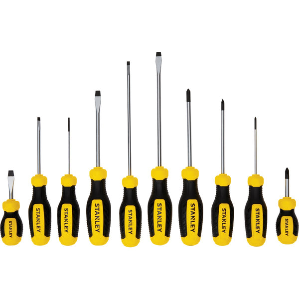 Stanley Phillips & Slotted Screwdriver Set (10-Piece)