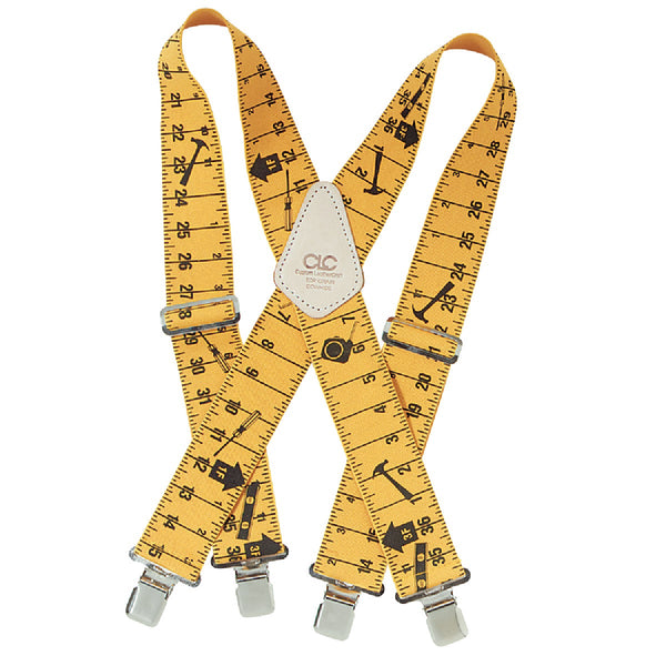 Custom Leathercraft Ruler Pattern Work Suspenders