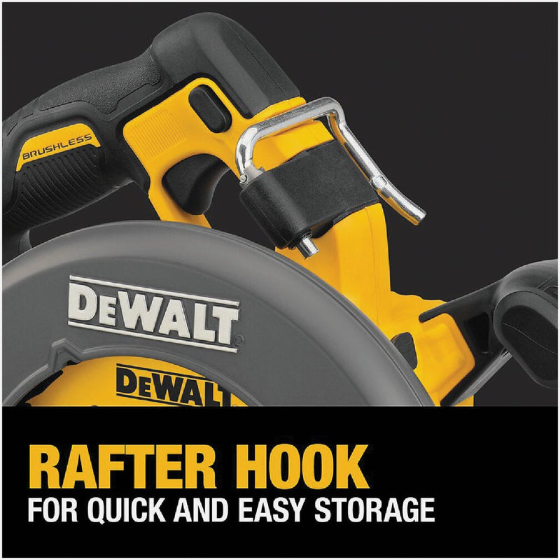 DEWALT FLEXVOLT 60V MAX Brushless 7-1/4 In. Cordless Circular Saw with 9.0 Ah Battery & Charger