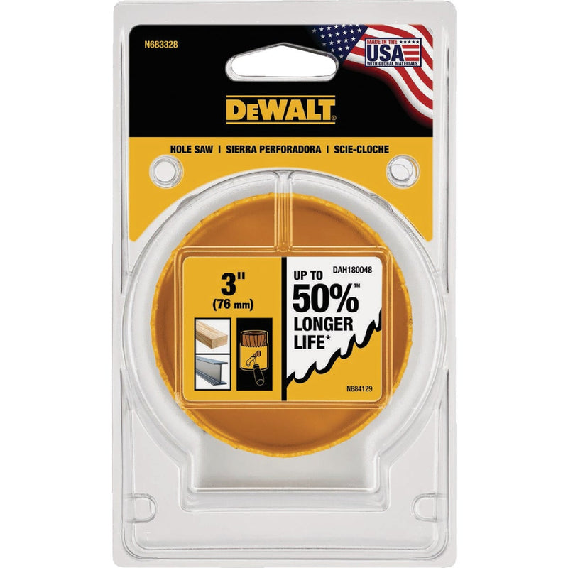 DEWALT 3 In. Bi-Metal Hole Saw