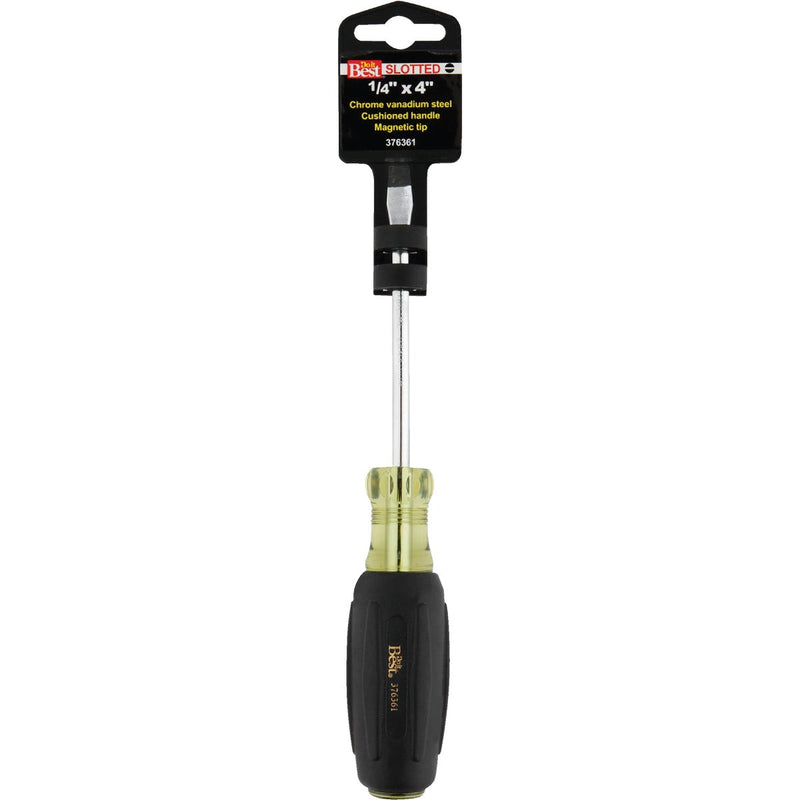 Do it Best 1/4 In. x 4 In. Professional Slotted Screwdriver