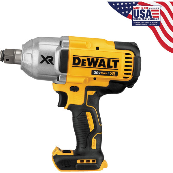DEWALT 20V MAX XR Brushless 3/4 In. High Torque Cordless Impact Wrench with Hog Ring Anvil (Tool Only)