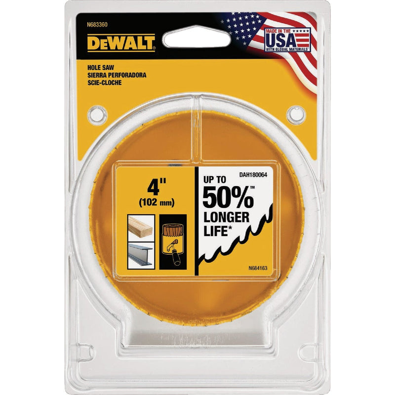 DEWALT 4 In. Bi-Metal Hole Saw