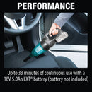 Makita 18 Volt LXT Cordless Bagless Compact Stick Vacuum Cleaner, Black (Tool Only)