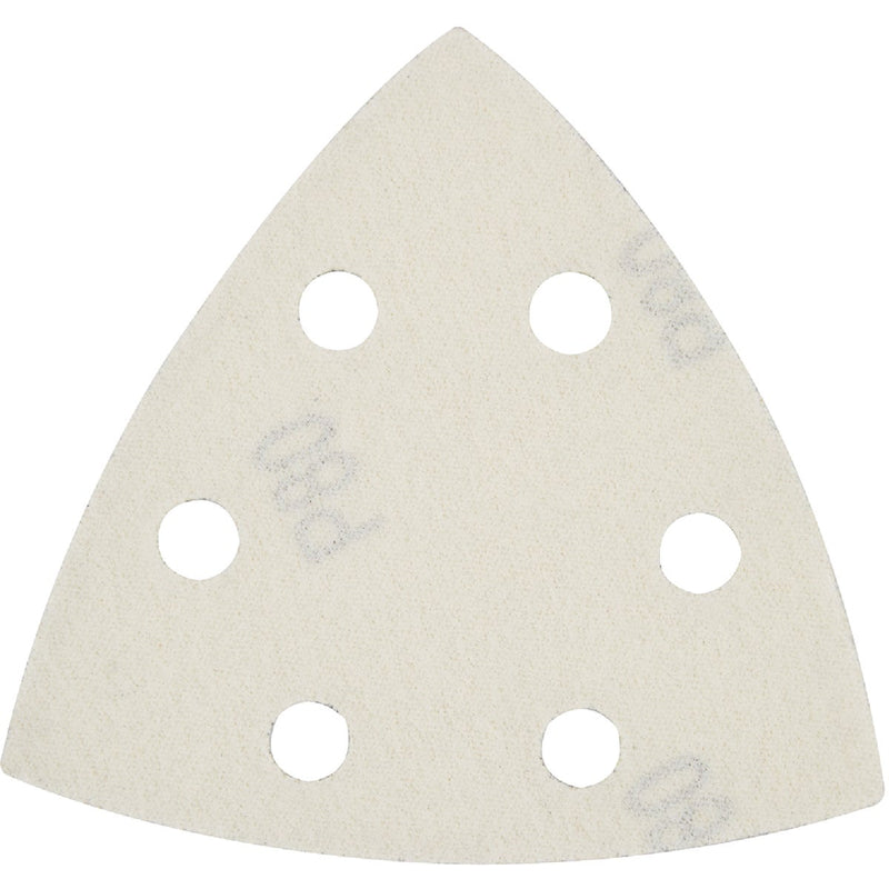 Milwaukee OPEN-LOK 3-1/2 In. 80 Grit Triangle Sandpaper (6-Pack)